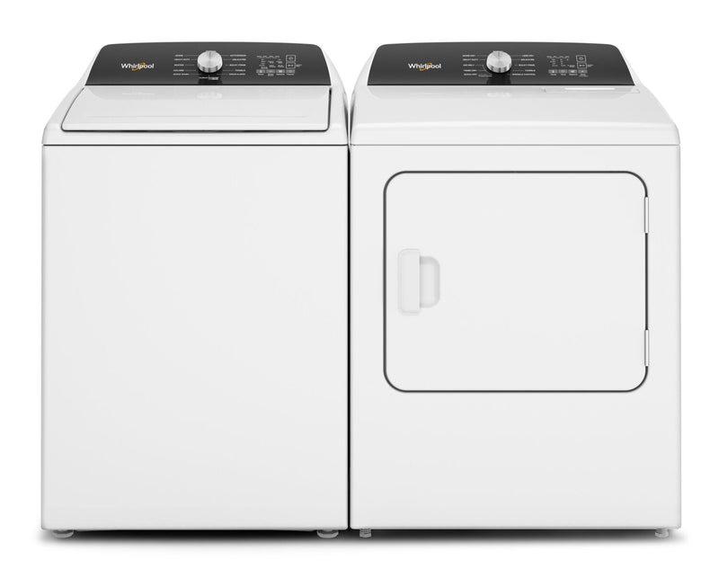 Whirlpool 5.2 Cu. Ft. Top-Load Washer and 7 Cu. Ft. Electric Dryer - White 