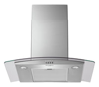 Whirlpool 30" Glass Wall Mount Range Hood - WVW51UC0LS 