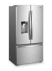 Whirlpool 36" 23.8 Cu. Ft. Counter-Depth French-Door Refrigerator - Stainless Steel - WRFC9636RZ  | Réfrigérateur Whirlpool de 23,8 pi3 et de 36 po de profondeur comptoir à portes françaises - acier inoxydable - WRFC9636RZ  | WRFC963Z