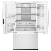 Whirlpool 36" 30 Cu. Ft. French-Door Refrigerator with Dual Ice Makers - White - WRFF3736SW | Réfrigérateur Whirlpool de 36 po et de 30 pi3 à portes françaises avec machine à glaçons double - blanc- WRFF3736SW | WRFF373W