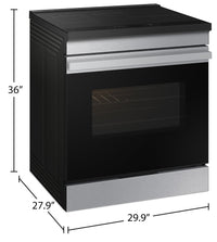 Samsung 6.3 Cu. Ft. Smart Induction Slide In Range - Stainless Steel - NSI6DG9100SRAC | Cuisinière intelligente à induction encastrée Samsung de 6,3 pi³ - acier inoxydable - NSI6DG9100SRAC