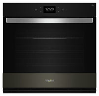 Whirlpool 30" 4.3 Cu. Ft. Electric Single Wall Oven with True Convection - Black Stainless Steel wit… | Four mural simple électrique Whirlpool de 4,3 pi³ et de 30 po avec convection véritable - acier inox…