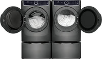 Electrolux 5.2 Cu. Ft. Front-Load Washer and 8 Cu. Ft. Electric Dryer - Titanium 