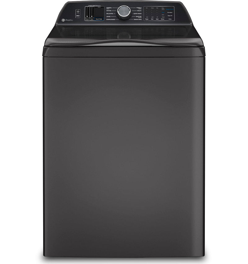 GE Profile 6.2 Cu. Ft. Top-Load Washer with Smarter Wash Technology - PTW700BPTDG  