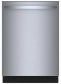 Bosch 24" 48 dBA 100 Series Smart Top-Control Dishwasher - Stainless Steel | Lave-vaisselle intelligent Bosch de série 100 de 48 dBA et de 24 po avec commandes sur le dessus - acier inoxydable