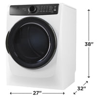 Electrolux 8 Cu. Ft. Perfect Steam™ Electric Dryer with LuxCare® Dry and Instant Refresh - ELFE773CAW | Sécheuse électrique Perfect SteamMC Electrolux de 8 pi3 avec système de séchage LuxCareMD Dry et rafraîchissement instantané - ELFE773CAW | ELFE773W