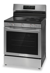 Frigidaire Gallery 5.3 Cu. Ft. Electric Range With Total Convection and Air Fry - Smudge-Proof® Stai… | Cuisinière électrique Frigidaire Gallery de 5,3 pi³ avec convection totale et friture à air - acier …