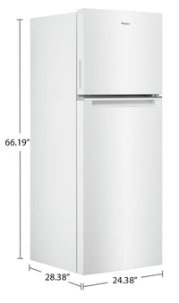 Whirlpool 12.9 Cu. Ft. Top-Freezer Refrigerator - WRT313CZLW 