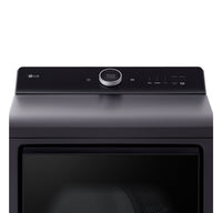 LG 7.3 Cu. Ft. Electric Dryer with Steam - Matte Black - DLEX8600BE | Sécheuse électrique LG de 7,3 pi³ avec vapeur - noir mat - DLEX8600BE