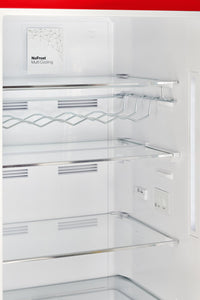 Classic Retro by Unique 24" 12 Cu. Ft. Bottom-Freezer Refrigerator - Candy Apple Red - UGP-340L AC R | Réfrigérateur Classic Rétro par Unique de 24 po et de 12 pi3 à congélateur inférieur - pomme rouge bonbon - UGP-340L AC R | UGP340LR