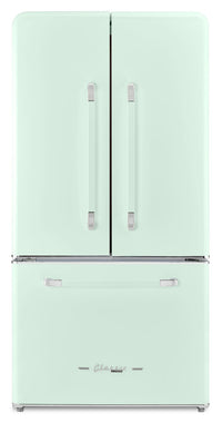 Classic Retro by Unique 36" 21.4 Cu. Ft. Counter-Depth Refrigerator - Summer Mint Green - UGP-595L LG AC | Réfrigérateur Classic Rétro par Unique de 36 po et de 21,4 pi3 de profondeur comptoir - vert menthe estival - UGP-595L LG AC | 595LLGAC