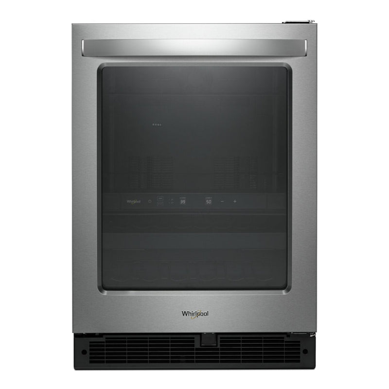 Whirlpool 5.2 Cu. Ft. Under-Counter Beverage Centre - WUB50X24HZ - Beverage Centre in Fingerprint-Resistant Stainless Steel