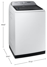 Samsung 6 Cu. Ft. Smart Top-Load Washer with Super Speed Wash - White - WA52DG5500AWUS | Laveuse intelligente Samsung à chargement par le haut de 6 pi3 avec lavage Super Speed - blanche - WA52DG5500AWUS | WA52DG55