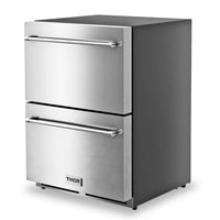 Thor Kitchen 3.36 Cu. Ft. Indoor/Outdoor Freezer Drawer - TRZ24U | Congélateur à tiroirs Thor Kitchen de 3,36 pi3 pour l’intérieur et l’extérieur - TRZ24U | TRZ24USS