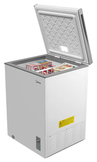 Midea 3.5 Cu. Ft. Convertible Chest Refrigerator-Freezer - MRC04M4CWW | Congélateur coffre convertible en réfrigérateur Midea de 3,5 pi3 - MRC04M4CWW | MRC04MWW