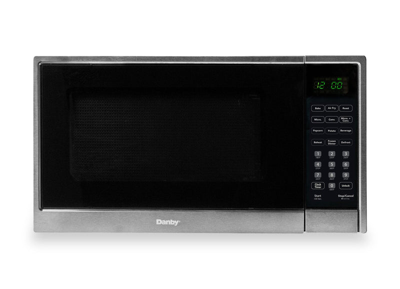 Danby 1.3 Cu. Ft. Multifunction Countertop Microwave with Air Fry - DBMW1361ABSS | Four à micro-ondes de comptoir multifonctionnel Danby de 1,3 pi3 avec friture à air - DBMW1361ABSS | DBMW13SS