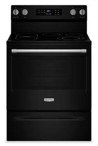 Maytag 30" 5.3 Cu. Ft. Electric Range with No Preheat Air Fry - Black - YMFES6030RB | Cuisinière électrique Maytag de 5,3 pi3 et de 30 po avec friture à air sans préchauffage - noire - YMFES6030RB | YMFES6RB