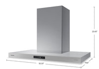 Samsung Bespoke 36" 7 Series Smart Chimney Range Hood - NK36CB700WCGAA 