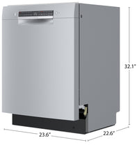 Bosch 800 Series Smart Front-Control Dishwasher with CrystalDry™ and Third Rack - SGE78C55UC  | Lave-vaisselle intelligent Bosch série 800 avec commandes à l’avant, CrystalDry et 3e panier - SGE78C55UC  | SGE785UC