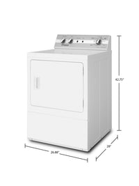 Huebsch 7 Cu. Ft. Electric Dryer with Steam - DC5102WE 