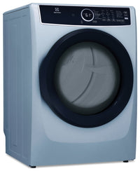 Electrolux 8 Cu. Ft. Electric Dryer with Steam - Glacier Blue - Stackable - ELFE743CAG | Sécheuse électrique Electrolux de 8 pi³ avec vapeur - bleu glacier - superposable - ELFE743CAG