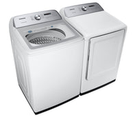 Samsung 5.8 Cu. Ft. Top-Load Washer and 7.4 Cu. Ft. Electric Dryer - White 