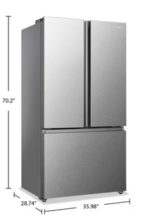 Hisense 22.5 Cu. Ft. Counter-Depth French-Door Refrigerator - RF225A3CSE 