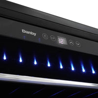 Danby 5.7 Cu. Ft. 60-Bottle Built-In Wine Cooler - Stainless Steel - DWC057A1BSS | Refroidisseur à vin encastré Danby, de 5,7 pi³ pour 60 bouteilles - acier inoxydable - DWC057A1BSS | DWC057SS