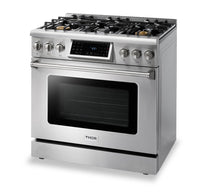 Thor Kitchen 6 Cu. Ft. Tilt Panel Professional Gas Range - TRG3601 | Cuisinière professionnelle à gaz Thor Kitchen de 6 pi³ à panneau inclinable - TRG3601 | TRG3601S