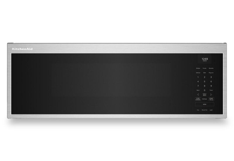 KitchenAid 1.1 Cu. Ft. Smart Low-Profile Over-the-Range Microwave - Stainless Steel - YKMML550RPS | Four à micro-ondes à hotte intégrée intelligent à profil bas KitchenAid de 1,1 pi3 - acier inoxydable - YKMML550RPS | YKMML5PS