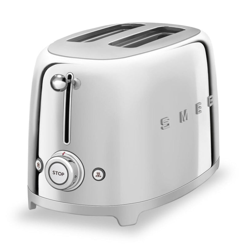 Smeg 2-Slice Traditional Toaster - TSF01SSUS|Grille-pain classique Smeg à 2 tranches - TSF01SSUS