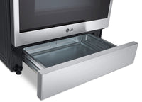 LG 6.3 Cu. Ft. Smart Front-Control Gas Range with Air Fry - LSGL6335F 