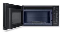 Samsung 2.1 Cu. Ft. Over-the-Range Microwave with 400 CFM and LED Display - Stainless Steel - ME21DG… | Four à micro-ondes à hotte intégrée Samsung de 2,1 pi³ avec 400 pi³/min et affichage à DEL - acier i…