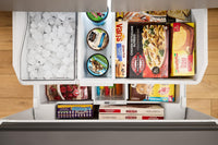Whirlpool 36" 30 Cu. Ft. French-Door Refrigerator with Dual Ice Makers - Stainless Steel - WRFF3736SZ  | Réfrigérateur Whirlpool de 36 po et de 30 pi3 à portes françaises avec machine à glaçons double - acier inoxydable - WRFF3736SZ  | WRFF373Z