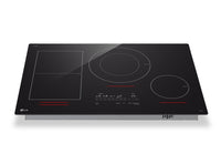 LG 30" Smart Induction Cooktop with UltraHeat™ Element - Black - CBIH3017BE | Surface de cuisson intelligente à induction LG de 30 po avec élément UltraHeatMC - noire - CBIH3017BE | CBIH37BE