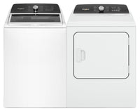 Whirlpool 5.2 Cu. Ft. Top-Load Washer with Built-In Faucet and 7 Cu. Ft. Electric Dryer | Laveuse à chargement par le haut de 5,2 pi3 avec robinet intégré et sécheuse électrique de 7 pi3 de Whirlpool | WHTL525C