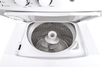 GE Unitized Spacemaker Washer and Electric Dryer Combination - GUD27ESMMWW | Laveuse-sécheuse électrique SpaceMakerMC de GE - GUD27ESMMWW | GUD27MWW