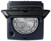 Samsung 6.2 Cu. Ft. Top-Load High-Efficiency Washer - Navy - WA54CG7150ADA4 | Laveuse haute efficacité Samsung à chargement par le haut de 6,2 pi³ - bleu marine - WA54CG7150ADA4