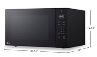 LG 1.5 Cu. Ft. NeoChef™ Countertop Microwave with Smart Inverter and Sensor Cooking - MSER1590B | Four à micro-ondes de comptoir LG NeoChefMC de 1,5 pi3 avec technologie Smart Inverter et cuisson par capteur - MSER1590B | MSER159B