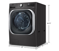 LG 6 Cu. Ft. Smart Mega Capacity Front-Load Washer - WM8900HBA  