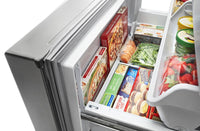 Whirlpool 36" 23.8 Cu. Ft. Counter-Depth French-Door Refrigerator - Stainless Steel - WRFC9636RZ  | Réfrigérateur Whirlpool de 23,8 pi3 et de 36 po de profondeur comptoir à portes françaises - acier inoxydable - WRFC9636RZ  | WRFC963Z