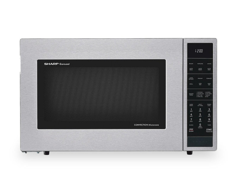 Sharp 1.5 Cu. Ft. Carousel® Countertop Microwave Oven - Stainless Steel - SMC1585KS | Four à micro-ondes de comptoir CarouselMD de Sharp de 1,5 pi3 - acier inoxydable - SMC1585KS | SMC158KS