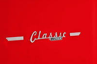 Classic Retro by Unique 24" 12 Cu. Ft. Bottom-Freezer Refrigerator - Candy Apple Red - UGP-340L AC R | Réfrigérateur Classic Rétro par Unique de 24 po et de 12 pi3 à congélateur inférieur - pomme rouge bonbon - UGP-340L AC R | UGP340LR