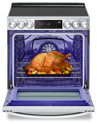 LG 6.3 Cu. Ft. Front-Control Electric Range with Air Fry - LSEL6335F 