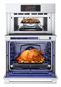 LG STUDIO 6.4 Cu. Ft. InstaView® Double Wall Oven - WCES6428F 