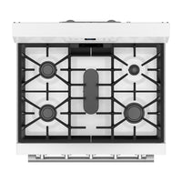 Maytag 5 Cu. Ft. Convection Gas Range with No Preheat Air Fry - White - MFGS6030RW | Cuisinière à gaz Maytag de 5 pi3 à convection avec friture à air sans préchauffage - blanche - MFGS6030RW | MFGS60RW