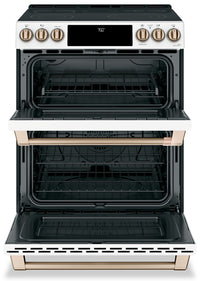 Café 6.7 Cu. Ft. Smart Front-Control Double Oven Electric Range - CES750P4MW2 