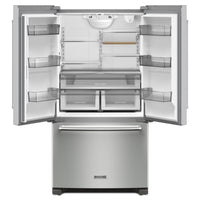 KitchenAid 36" 20 Cu. Ft. Counter-Depth French-Door Refrigerator - Stainless Steel - KRFC136RPS | Réfrigérateur KitchenAid de 36 po et de 20 pi3 de profondeur comptoir à portes françaises - acier inoxydable - KRFC136RPS | KRFC13PS