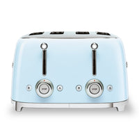 Smeg 4-Slice Long-Slot Toaster - TSF03PBUS|Grille-pain Smeg à fentes longues pour 4 tranches - TSF03PBUS