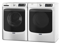 Maytag 5.8 Cu. Ft. Pet Pro Smart Front-Load Washer and 7.4 Cu. Ft. Gas Dryer - White | Laveuse intelligente à chargement frontal Pet Pro de 5,8 pi3 et sécheuse à gaz de 7,4 pi3 de Maytag – blanches | MAFL702Z